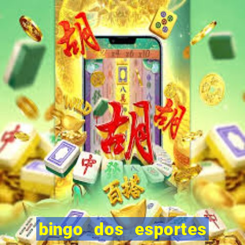 bingo dos esportes para imprimir